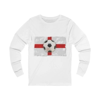 England Flag and Football Long Sleeve T-Shirt