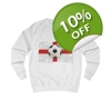 England Flag and Football Sweatshirt