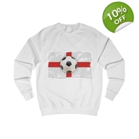 England Flag and Football Sweatshirt