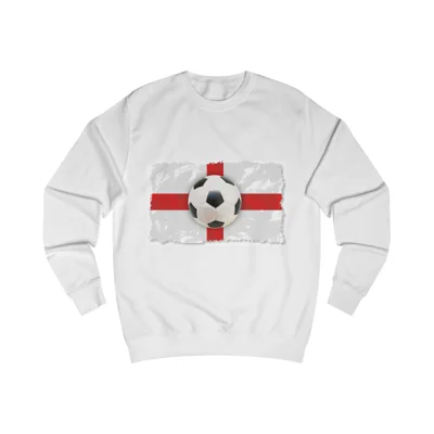England Flag and Football Sweatshirt