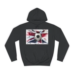 English Football Great Britain Union Jack Flag Hoodie