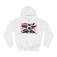 English Football Great Britain Union Jack Flag Hoodie