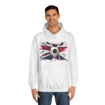 English Football Great Britain Union Jack Flag Hoodie