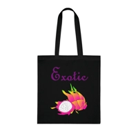 Exotic Dragon Fruit Cotton Shopping Tote Bag