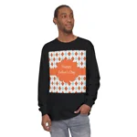 Father's Day Argyle Pattern Long Sleeve T-Shirt