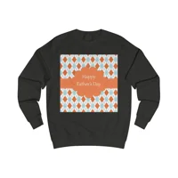 Father's Day Argyle Pattern Sweatshirt