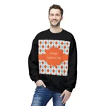 Father's Day Argyle Pattern Sweatshirt