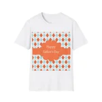Father's Day Argyle Pattern T-Shirt