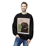 Father's Day Chocolate Brown Labrador Dog Sweatshirt