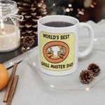 Father's Day World's Best Grill Master Dad Coffee Mug
