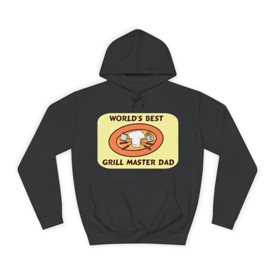 Father's Day World's Best Grill Master Dad Hoodie