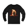 Flaming Skull Long Sleeve T-Shirt
