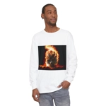 Flaming Skull Long Sleeve T-Shirt