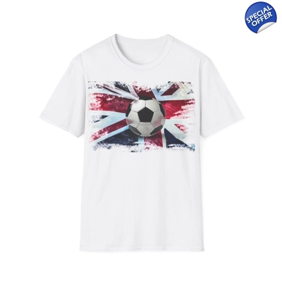 English Football Great Britain Union Jack Flag T-Shirt English Football Great Britain Union Jack Flag T-Shirt