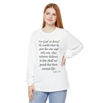 For God So Loved The World Verse John 3:16 Long Sleeve T-Shirt