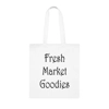 Fresh Market Goodies Cotton Shopping Tote Bag