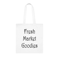 Fresh Market Goodies Cotton Shopping Tote Bag