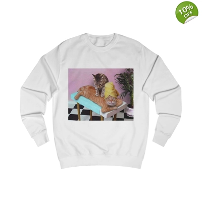 Funny Cat Massage Sweatshirt