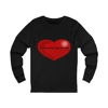 Funny Quote I'd Shave My Legs For You Red Heart Long Sleeve T-Shirt
