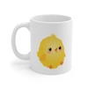 Funny Round Easter Chick Coffee Mug