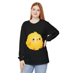 Funny Round Easter Chick Long Sleeve T-Shirt Funny Round Easter Chick Long Sleeve T-Shirt
