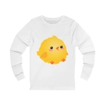 Funny Round Easter Chick Long Sleeve T-Shirt Funny Round Easter Chick Long Sleeve T-Shirt