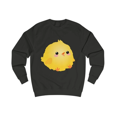 Funny Round Easter Chick Sweatshirt