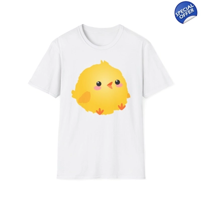 Funny Round Easter Chick T-Shirt