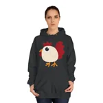 Funny White Chicken Hoodie