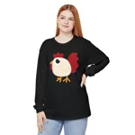 Funny White Chicken Long Sleeve T-Shirt