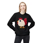 Funny White Chicken Sweatshirt