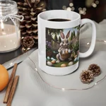 Garden Easter Bunny Coffee Mug