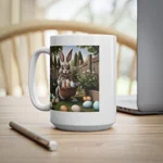 Garden Easter Bunny Coffee Mug