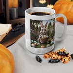 Garden Easter Bunny Coffee Mug
