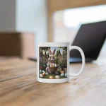 Garden Easter Bunny Coffee Mug