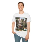 Garden Easter Bunny Cotton T-Shirt