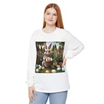 Garden Easter Bunny Long Sleeve T-Shirt