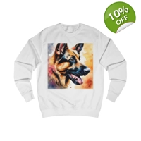German Shepherd Dog Cute Watercolour Sweatshirt