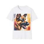 German Shepherd Dog Cute Watercolour T-Shirt
