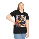 German Shepherd Dog Cute Watercolour T-Shirt
