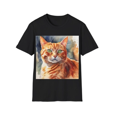 Ginger Cat Cute Watercolor T-Shirt