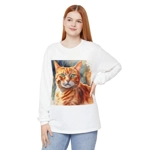 Ginger Cat Cute Watercolor Long Sleeve T-Shirt Ginger Cat Cute Watercolor Long Sleeve T-Shirt