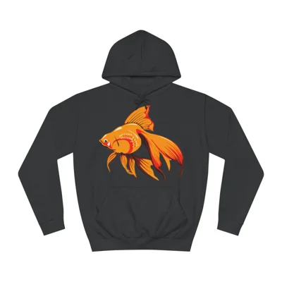 Goldfish Fantail Classic Orange Cartoon Fish Hoodie