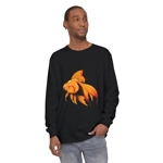 Goldfish Fantail Classic Orange Cartoon Fish Long Sleeve T-Shirt Goldfish Fantail Classic Orange Cartoon Fish Long Sleeve T-Shirt