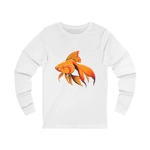Goldfish Fantail Classic Orange Cartoon Fish Long Sleeve T-Shirt Goldfish Fantail Classic Orange Cartoon Fish Long Sleeve T-Shirt