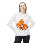 Goldfish Fantail Classic Orange Cartoon Fish Sweatshirt