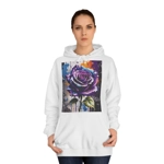 Graffiti Purple Rose Hoodie
