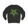 Green Inverted Spotted Pentagram Sweatshirt