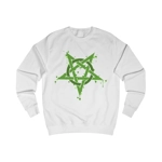 Green Inverted Spotted Pentagram Sweatshirt