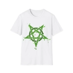 Green Inverted Spotted Pentagram T-Shirt